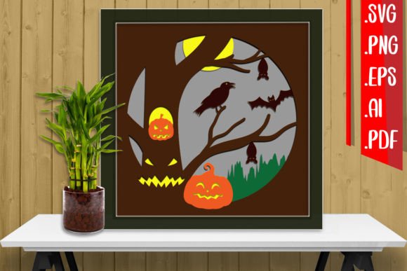 Download Halloween Layered Papercut 20 - Svg Eps - Premium Resources
