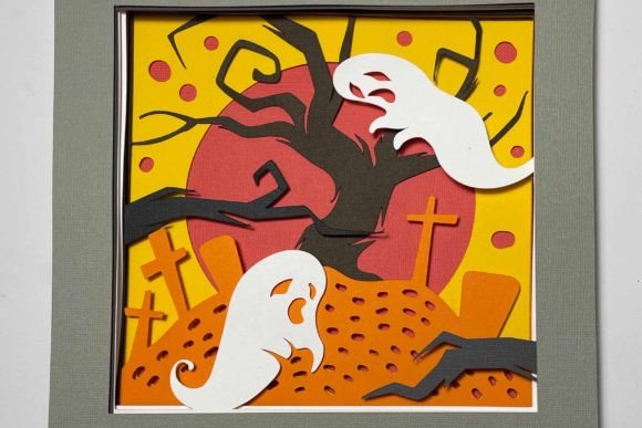 Download Scary Tree Branches and Ghost Shadow Box - Ghost shadow box Collection
