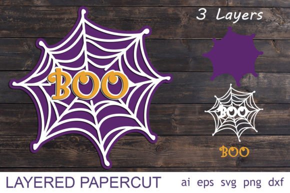 Download 3d Halloween Layered Papercut Svg - Premium Resources